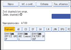 Obr&aacute;zek displeje ovl&aacute;dac&iacute;ho panelu
