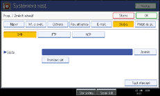 Obr&aacute;zek displeje ovl&aacute;dac&iacute;ho panelu