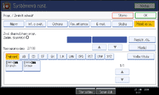 Obr&aacute;zek displeje ovl&aacute;dac&iacute;ho panelu