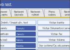obr&aacute;zek displeje ovl&aacute;dac&iacute;ho panelu