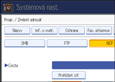 Obr&aacute;zek displeje ovl&aacute;dac&iacute;ho panelu