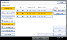 Ilustrace obrazovky ovl&aacute;dac&iacute;ho panelu