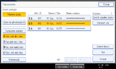 Ilustrace obrazovky ovl&aacute;dac&iacute;ho panelu