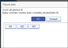 Ilustrace obrazovky ovl&aacute;dac&iacute;ho panelu