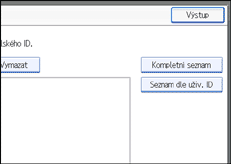 Ilustrace obrazovky ovl&aacute;dac&iacute;ho panelu