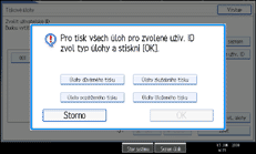 Ilustrace obrazovky ovl&aacute;dac&iacute;ho panelu
