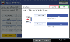 Ilustrace displeje ovl&aacute;dac&iacute;ho panelu