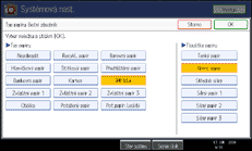 Ilustrace displeje ovl&aacute;dac&iacute;ho panelu