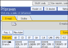Obr&aacute;zek obrazovky ovl&aacute;dac&iacute;ho panelu