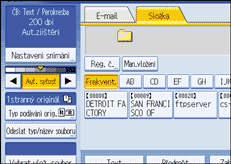 Obr&aacute;zek obrazovky ovl&aacute;dac&iacute;ho panelu