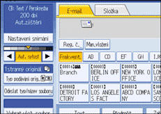Obr&aacute;zek obrazovky ovl&aacute;dac&iacute;ho panelu