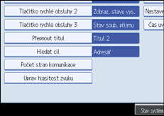 Obr&aacute;zek obrazovky ovl&aacute;dac&iacute;ho panelu
