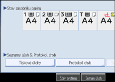Obr&aacute;zek obrazovky ovl&aacute;dac&iacute;ho panelu