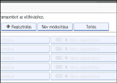 A kezelőpanel képernyőjének bemutatása