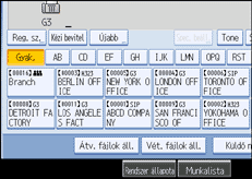 Vezérlőpanel képernyő - kép