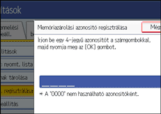 Vezérlőpanel képernyő - kép