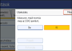 Vezérlőpanel képernyő - kép