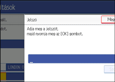 Vezérlőpanel képernyő - kép