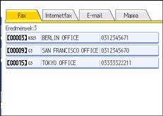 Vezérlőpanel képernyő - kép