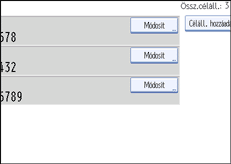 Vezérlőpanel képernyő - kép