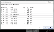 Vezérlőpanel képernyő - kép