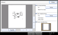 Vezérlőpanel képernyő - kép