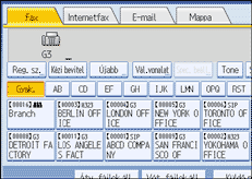 Vezérlőpanel képernyő - kép