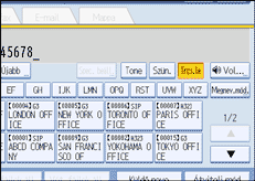 Vezérlőpanel képernyő - kép