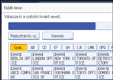 Vezérlőpanel képernyő - kép