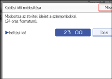 Vezérlőpanel képernyő - kép