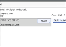 Vezérlőpanel képernyő - kép