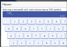Vezérlőpanel képernyő - kép