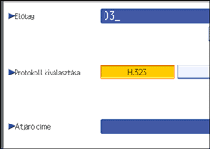 Vezérlőpanel képernyő - kép