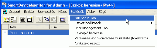 Alkalmazás képernyőjének ábrája