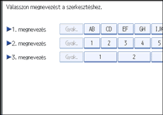 műveleti kezelőpanel képernyője, illusztráció