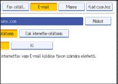 Kezelőpanel képernyője, illusztráció