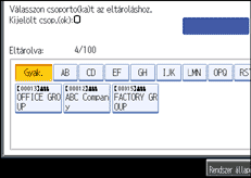 Kezelőpanel képernyője, illusztráció