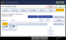 Kezelőpanel képernyője, illusztráció