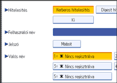 Kezelőpanel képernyője, illusztráció