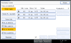 A kezelőpanel képernyőjének bemutatása