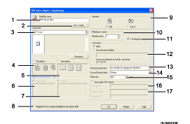 Az alkalmazás képernyőjének bemutatása, a számozott jelölés bemutatása