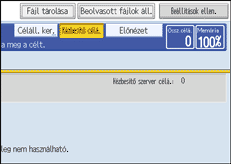 Példa a műveleti képernyőkijelzésre