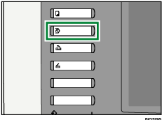 Die Abbildung zeigt die Document Server-Taste