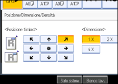 Illustrazione schermata pannello operativo