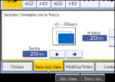 Illustrazione schermata pannello operativo