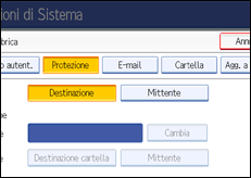 Illustrazione schermata pannello di controllo