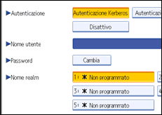 Illustrazione schermata pannello di controllo