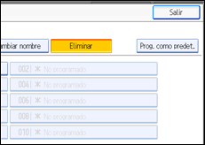 Ilustraci&oacute;n de la pantalla del panel de operaciones