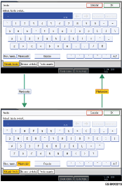 Ilustración de teclas