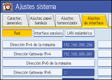 Ilustración del panel de operaciones